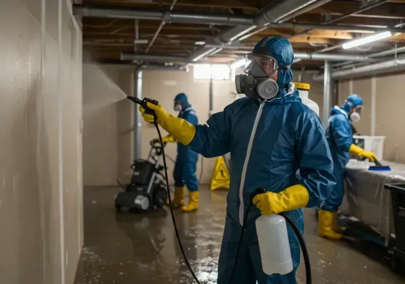 Basement Sanitization and Antimicrobial Treatment process in Willcox, AZ